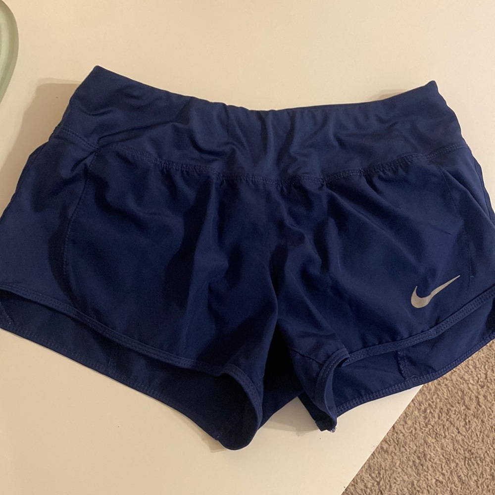 blue nike shorts